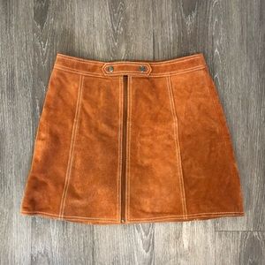 TopShop Suede skirt
